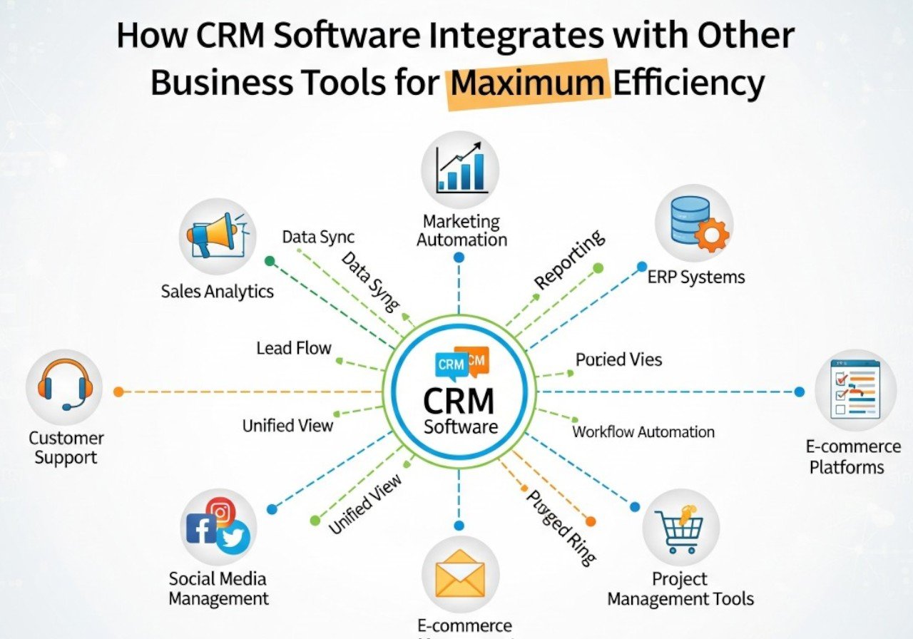 How CRM Software Integrates with Other Business Tools for Maximum Efficiency