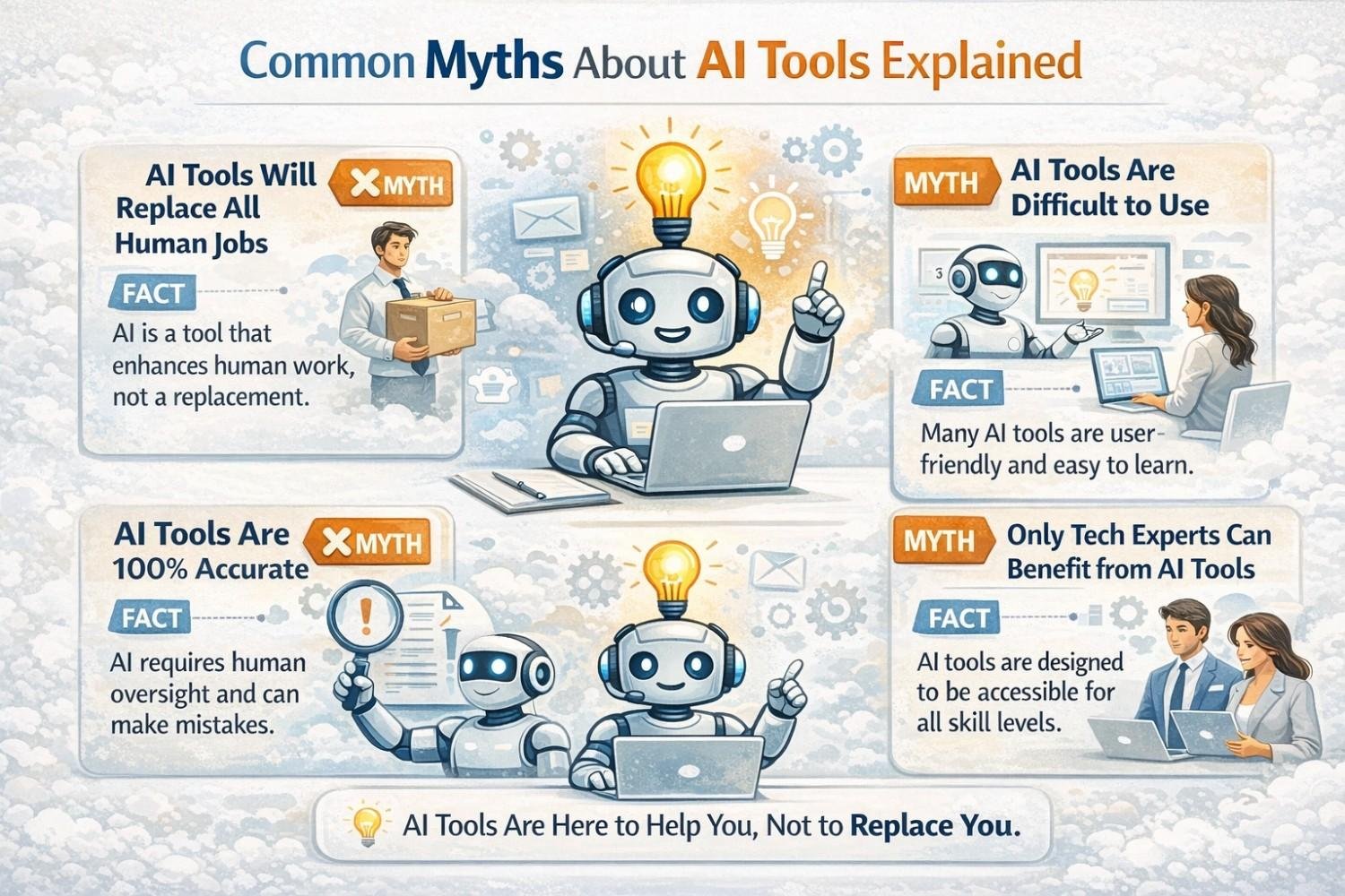 Common Myths About AI Tools Explained (2026 Reality Check)